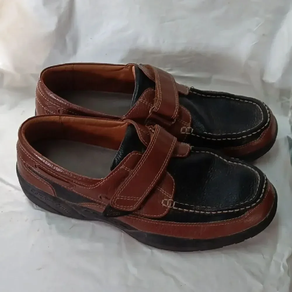 Dr. Comfort Men's Mike Casual Boat Therapeutic Diabetic Leather Shoes Size 13 W
